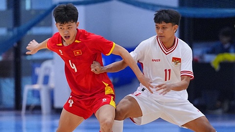 U16 futsal Việt Nam ngược dòng kịch tính trước Indonesia